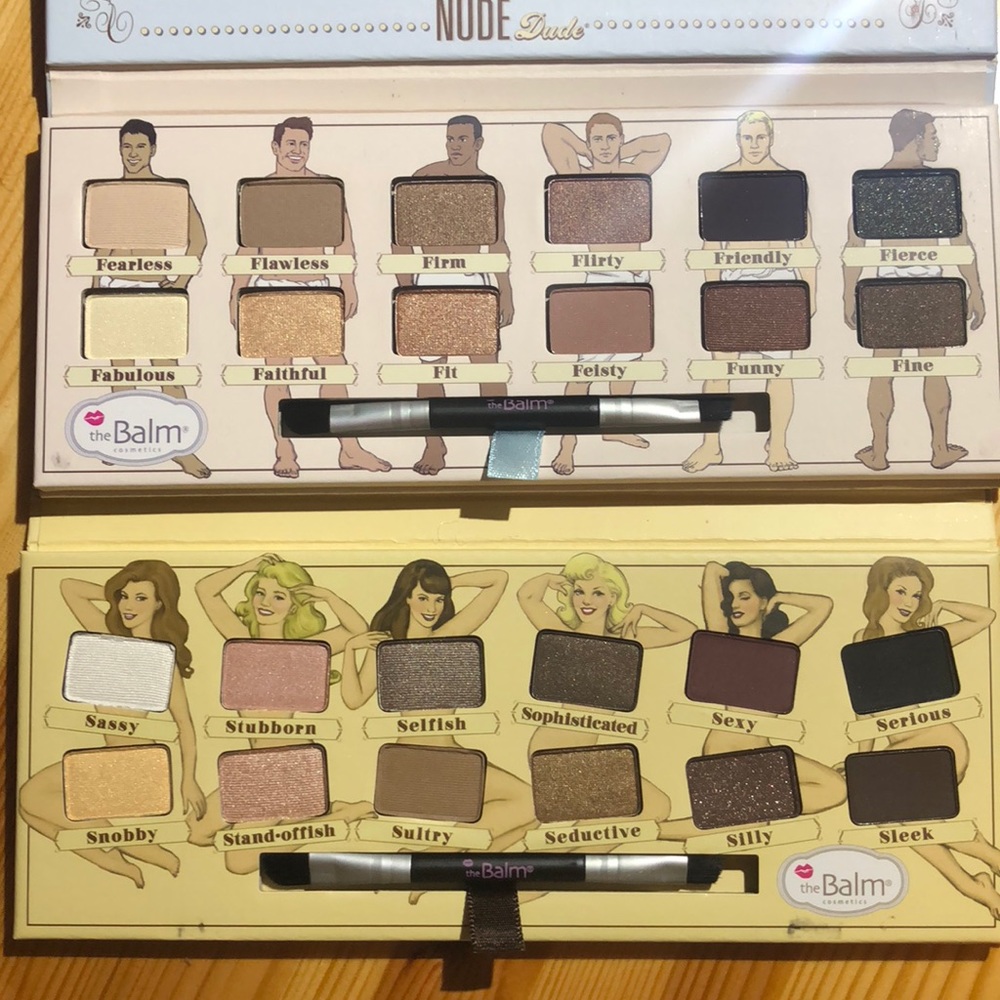 SOLD - nude eyeshadow palettes (2)